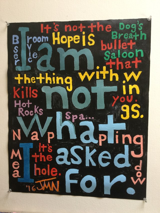 I Am Not, JMN, 2016. Oil on canvas. 18 x 24 in. Copyright 2018 James Mansfield Nichols. All rights reserved.