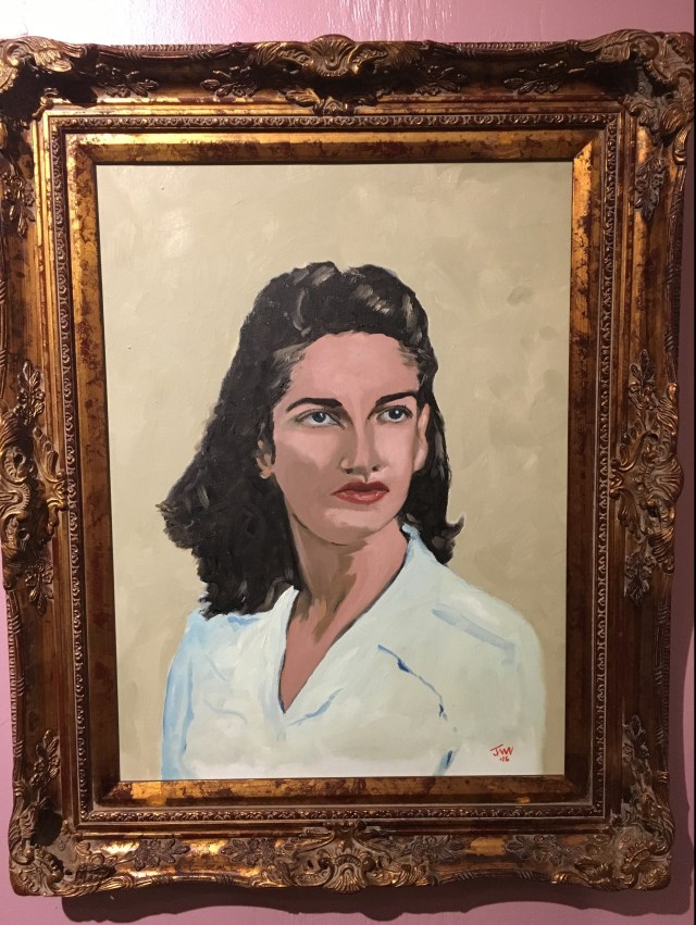 JMN2016 Woman in White, oil on canvas, 18 x 24 in. (c) James Mansfield Nichols, All rights reserved.