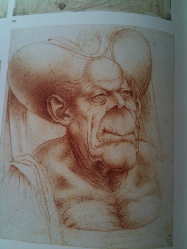 Leonardo caricature1