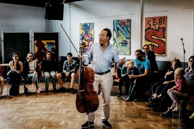 “Learning a new piece is like moving from one place to another,” Mr. Ma said to a small audience,