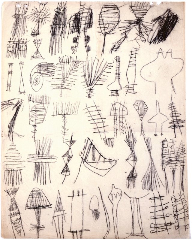 Cy Twombly Drawing