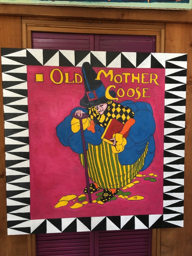 Mother Goose, Oil on canvas, 48x48 in. JMN, 2017