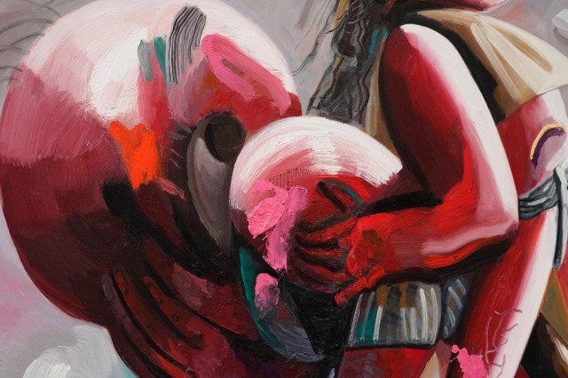 Dana Schutz new paintings detail of one