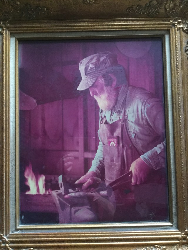 HJN Harold at his forge.