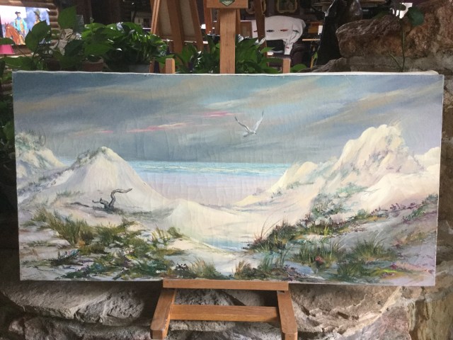 HJN. Oil on canvas. Dunes