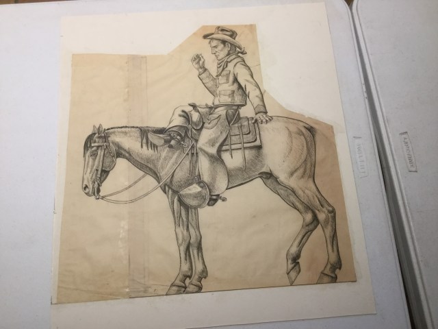 Tom Jones. Cowboy resting