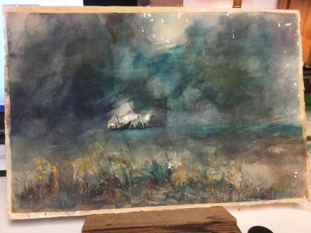 Unknown artist. Watercolor